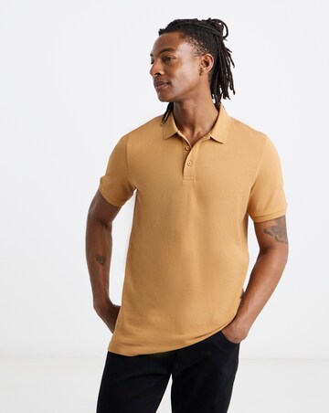 Pique Polo Shirt Long