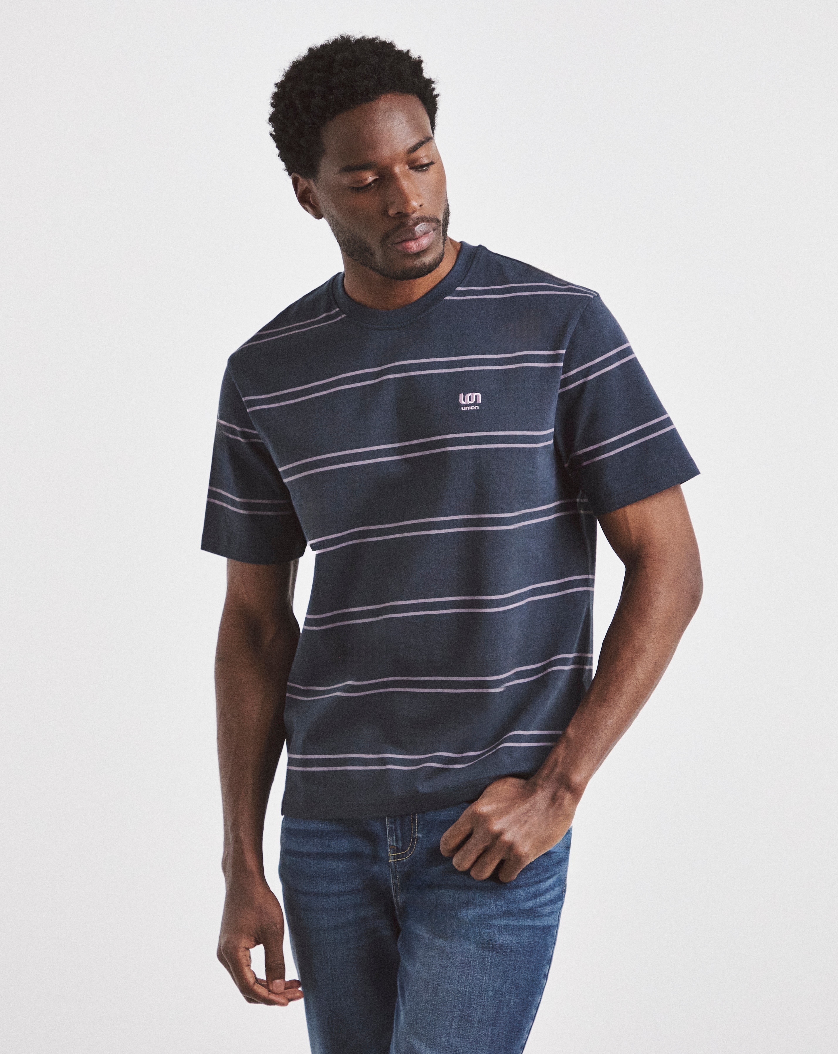 New In - Union Heavyweight Stripe T-Shirt