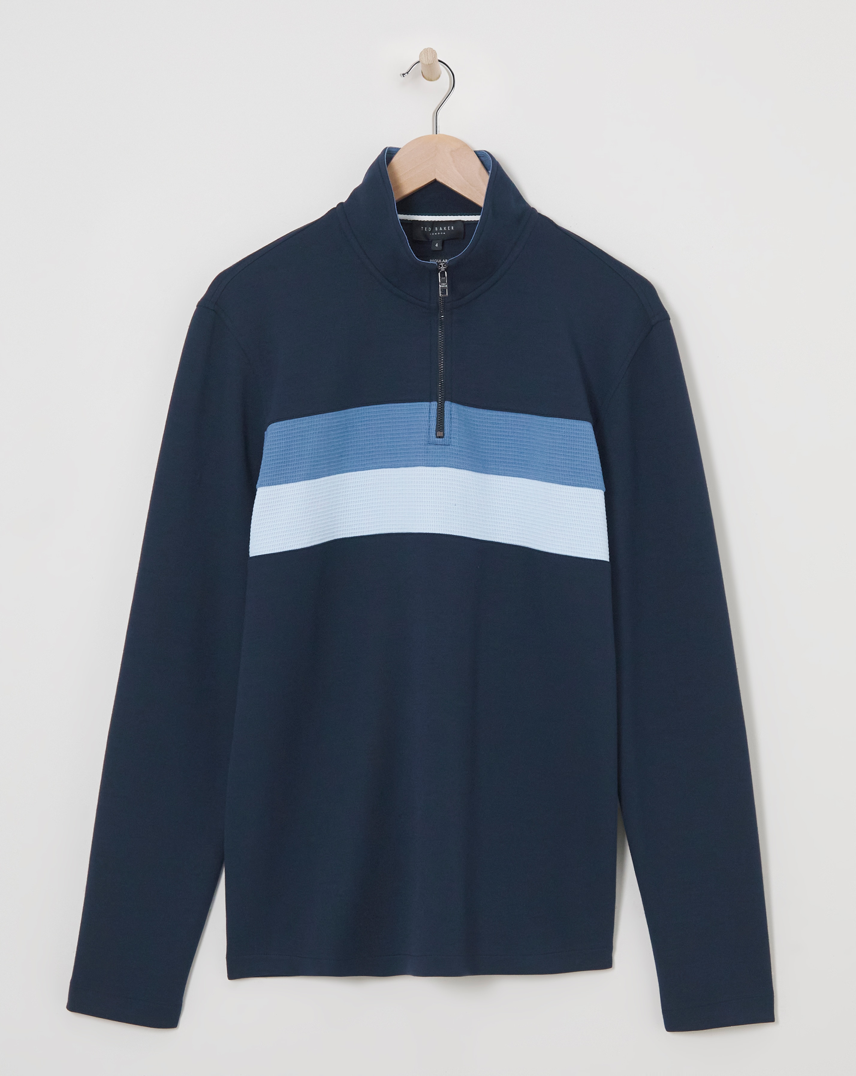 Ted Baker Veller Super Soft 1/4 Zip Top