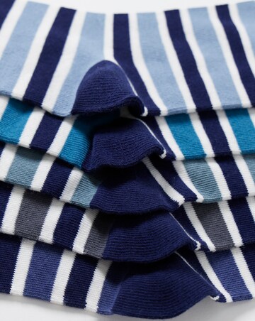 5 Pack Stripe Ankle Socks