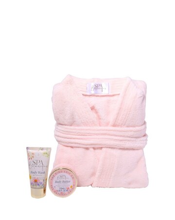 The Kind Edit Co. Spa Boutique Robe and Bathng Gift Set