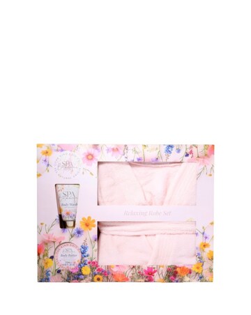 The Kind Edit Co. Spa Boutique Robe and Bathng Gift Set