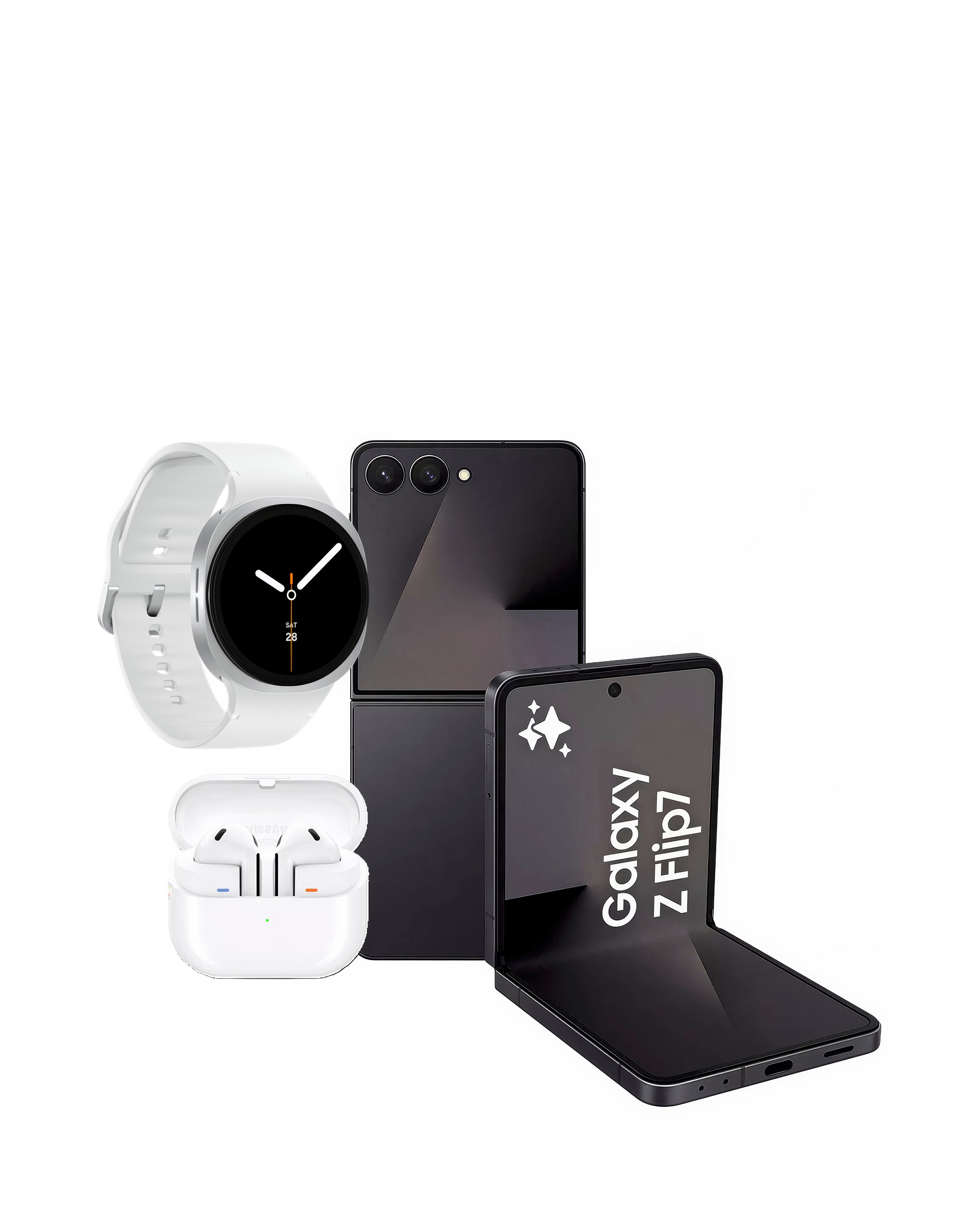 Samsung Galaxy Z Flip7, Watch8 & Buds3