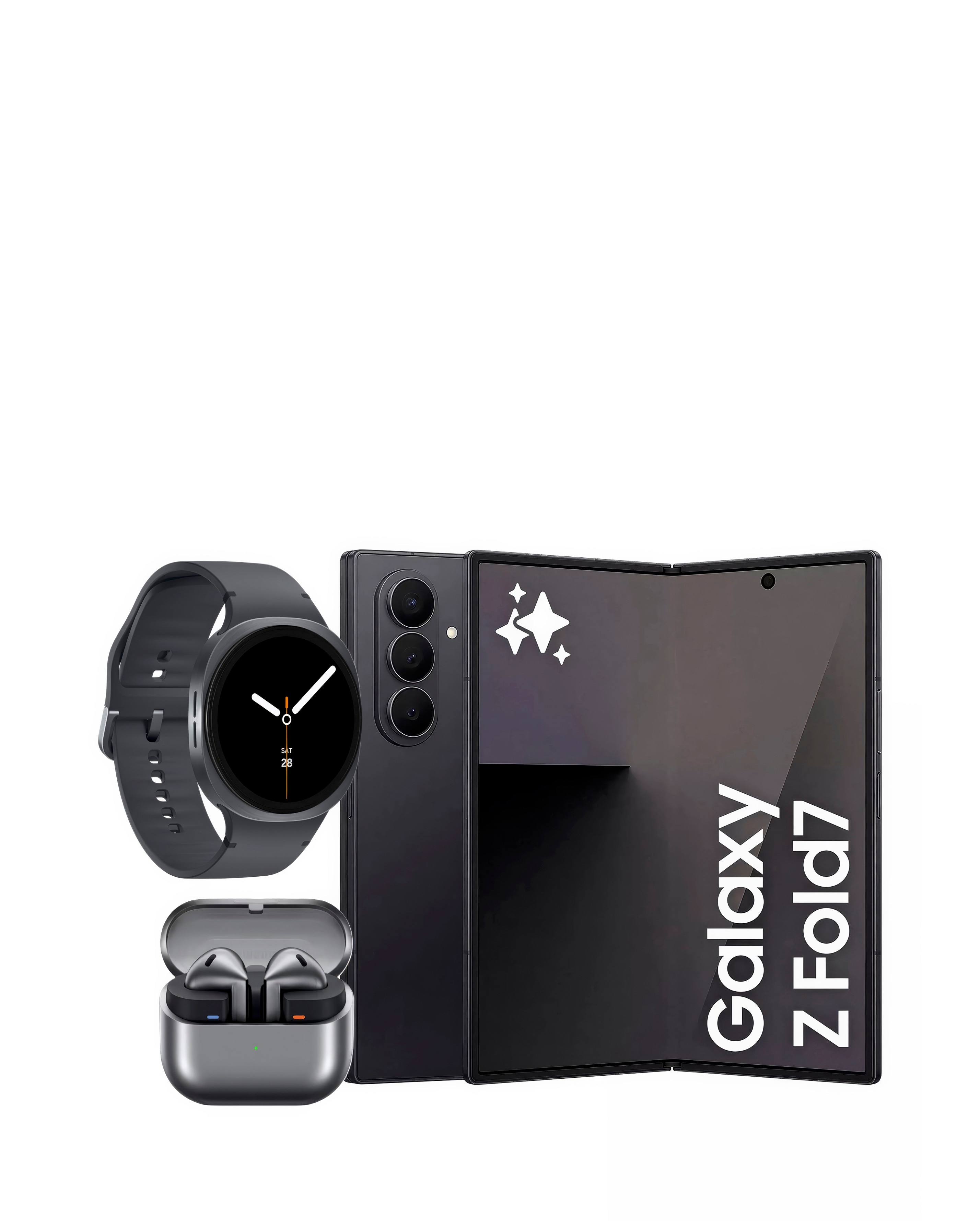 Samsung Galaxy Z Fold7, Watch8 & Buds3