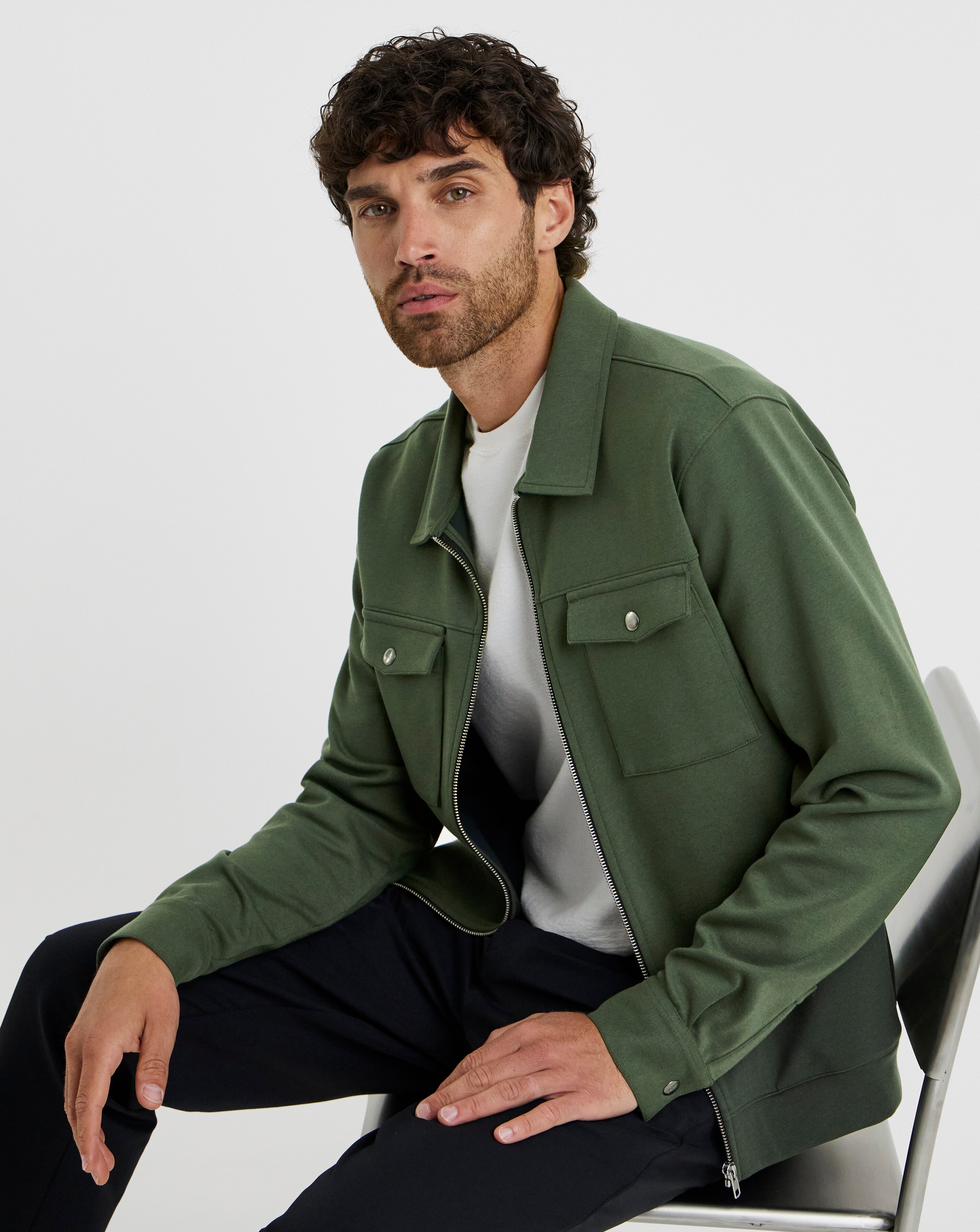 Folio Interlock Zip Shacket