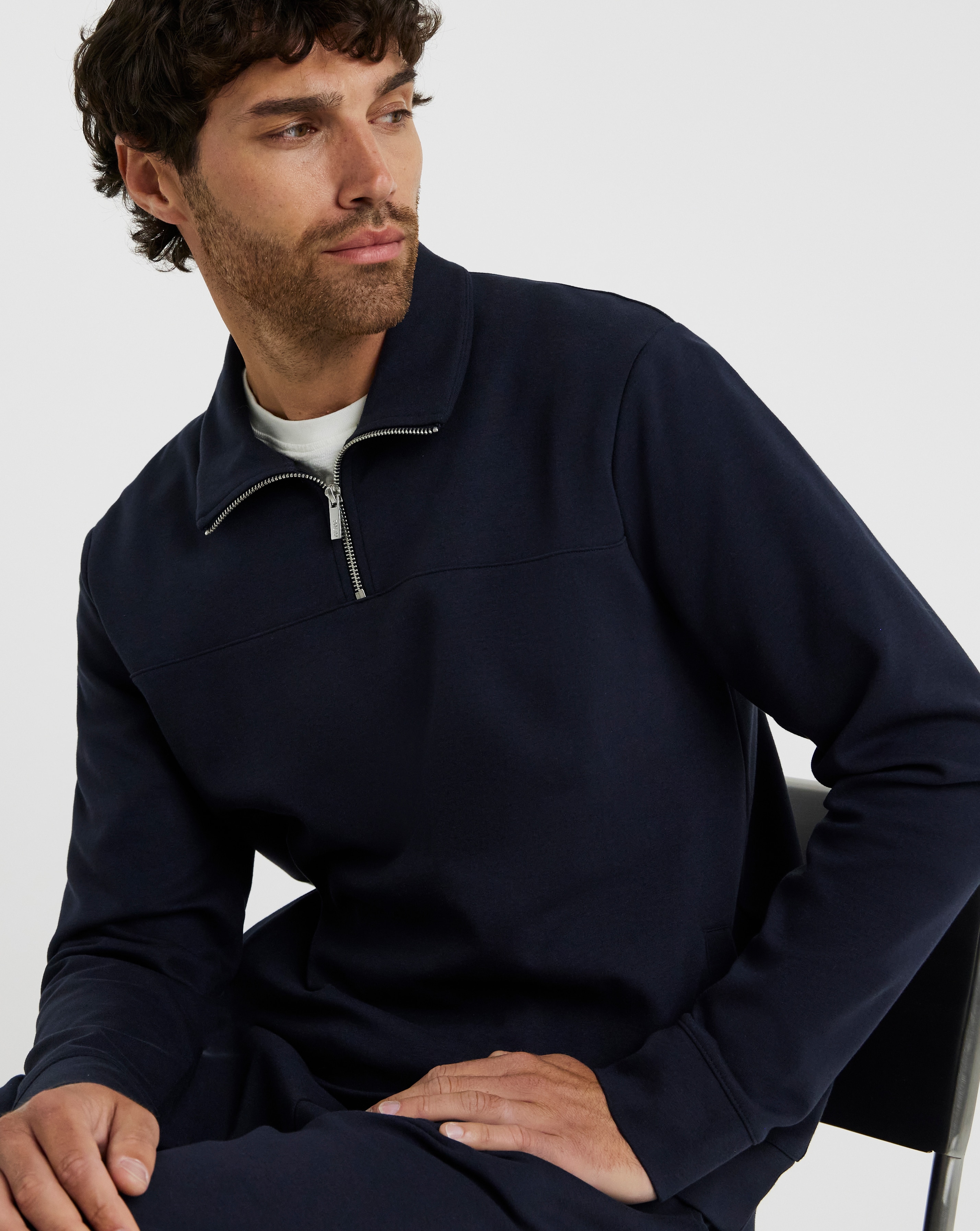 Folio Interlock 1/4 Zip Sweatshirt