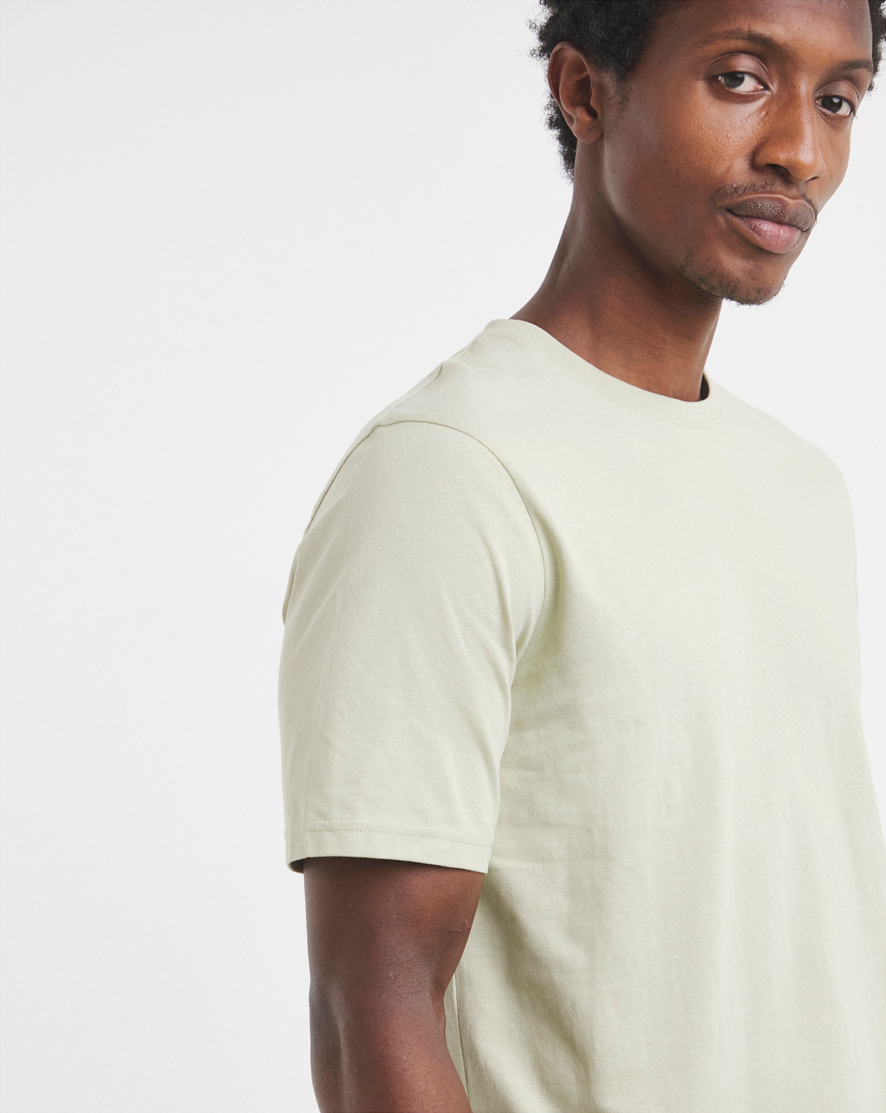 Pure Cotton Crew Neck T-Shirt Long