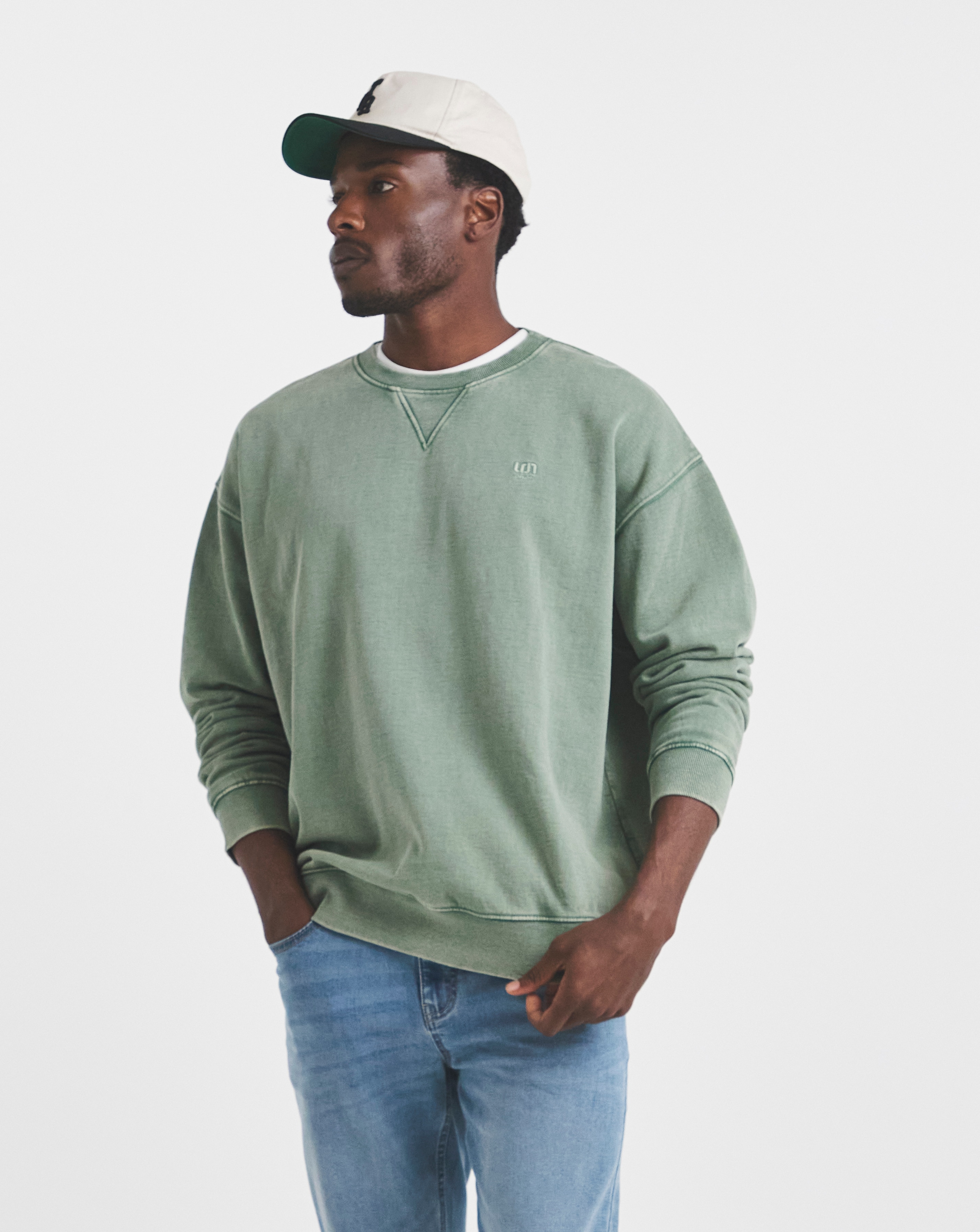 Union Garment Dyed Crew Sweat