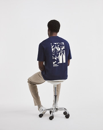 Union Graphic T-Shirt Long- Navy