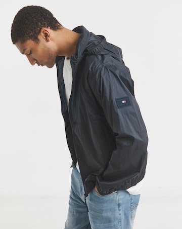 Tommy Hilfiger Lightweight Stand Collar Jacket - Navy