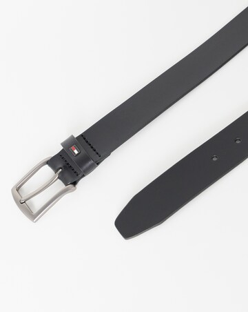 Tommy Hilfiger Denton Leather Belt - Black