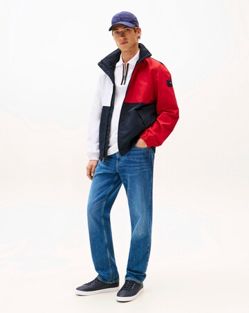 Tommy Hilfiger Vulcanised Low Leather Trainer - Navy