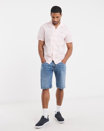 Tommy Jeans Short Sleeve Print Shirt - Pink
