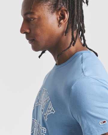 Tommy Jeans College Logo T-Shirt - Blue