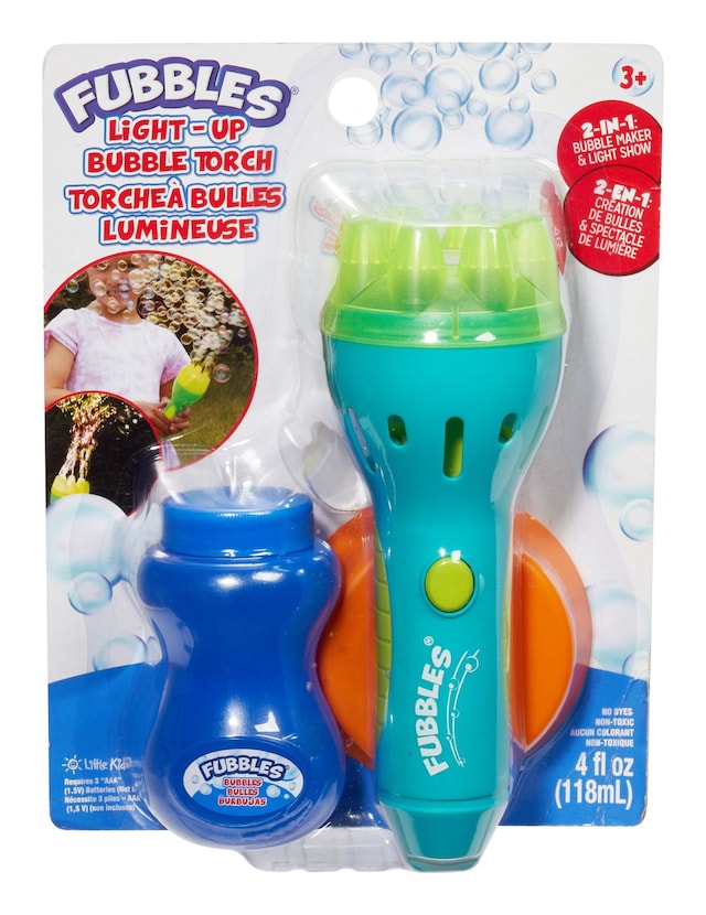 New In - Fubbles Light-Up Bubble Torch