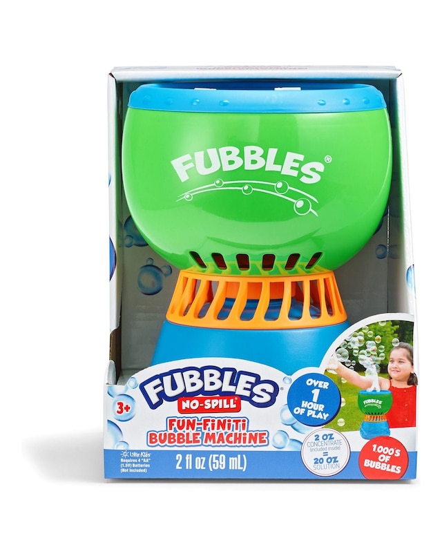 New In - Fubbles Fun-Finiti Bubble Machine