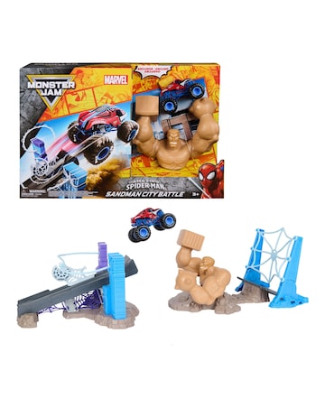 Monster Jam 1:64 Marvel Playset