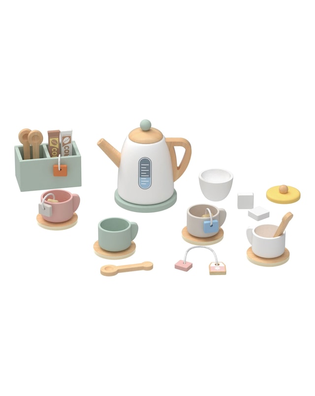 Wooden Tea Set