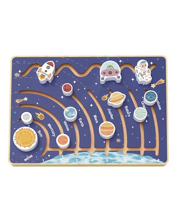 Wooden Space Maze