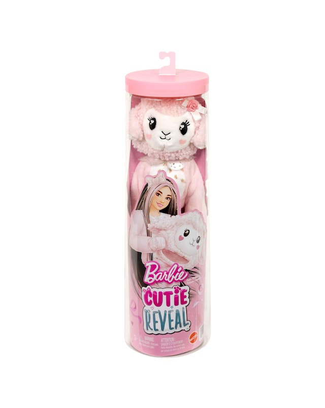 Barbie Cutie Reveal Doll: Sweet Bows Pink Lamb