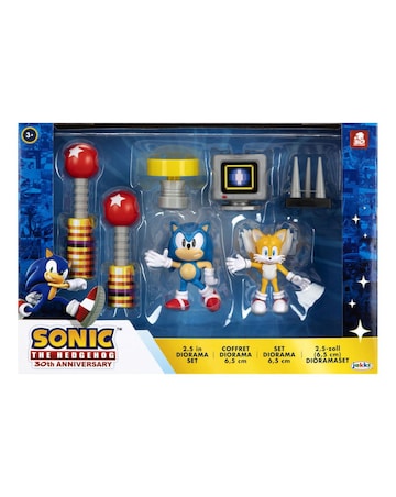Sonic 2.5in Figure Diorama Set