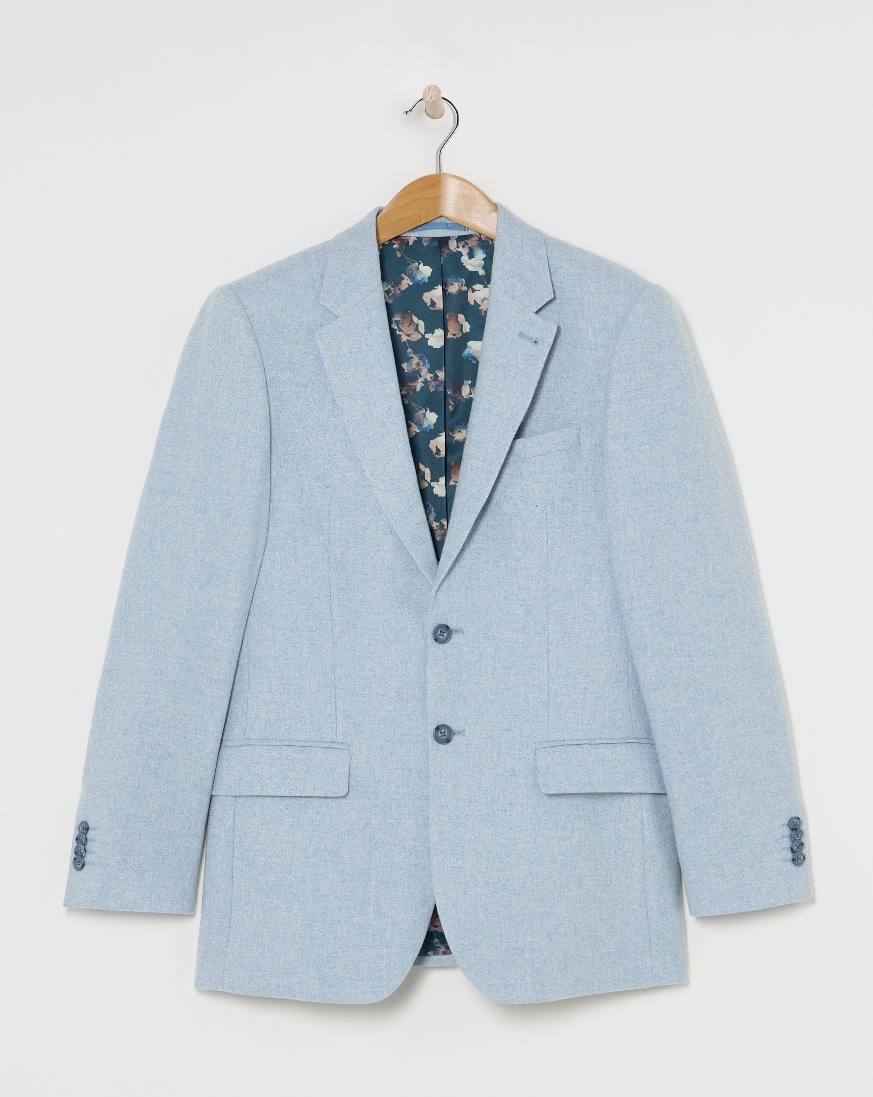 Wool Blend Suit Jacket