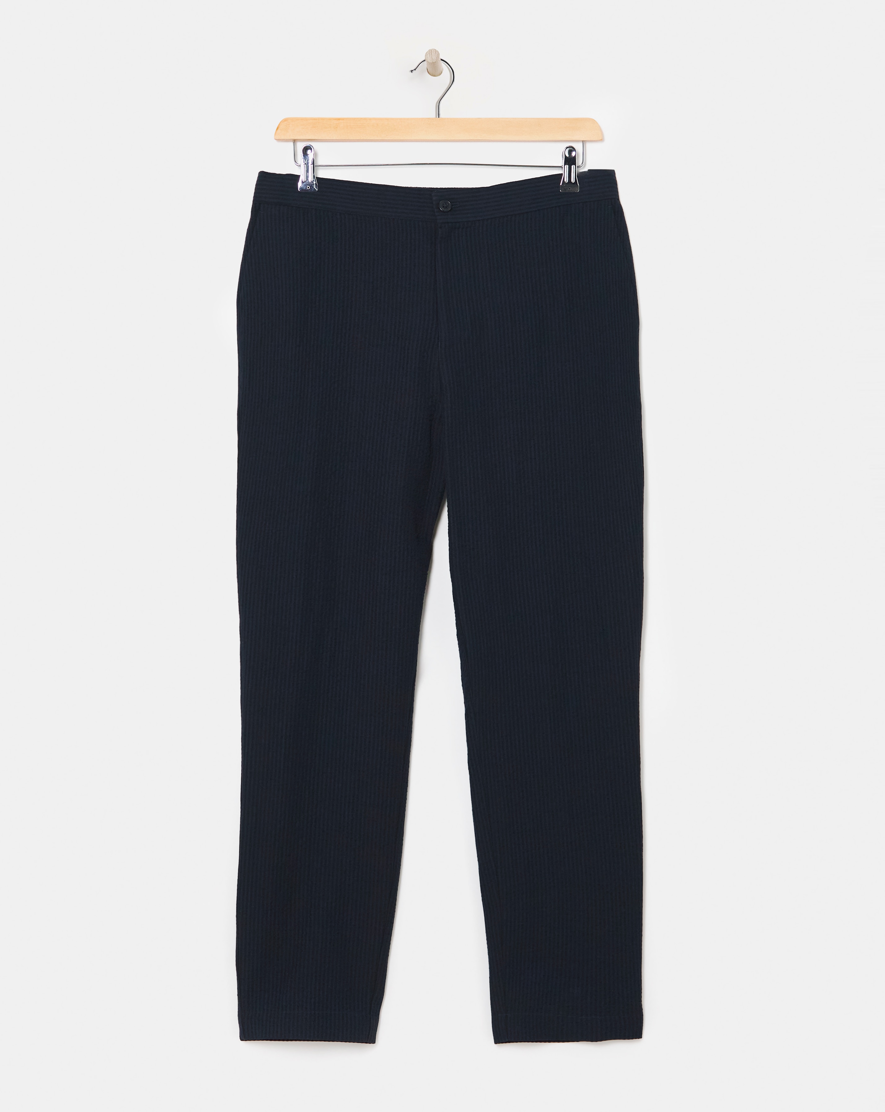Seersucker Cotton Suit Trouser
