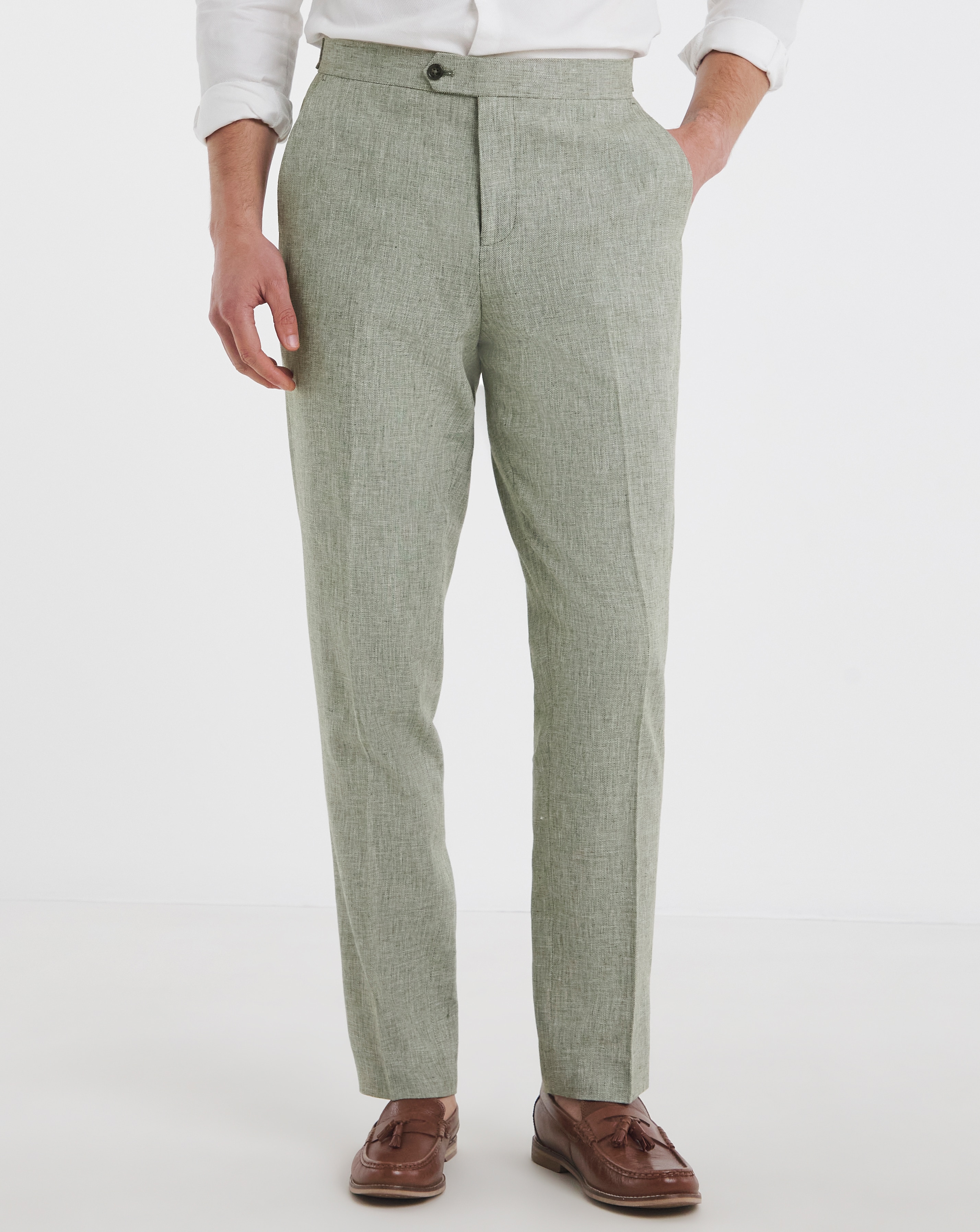 Linen Blend Trouser