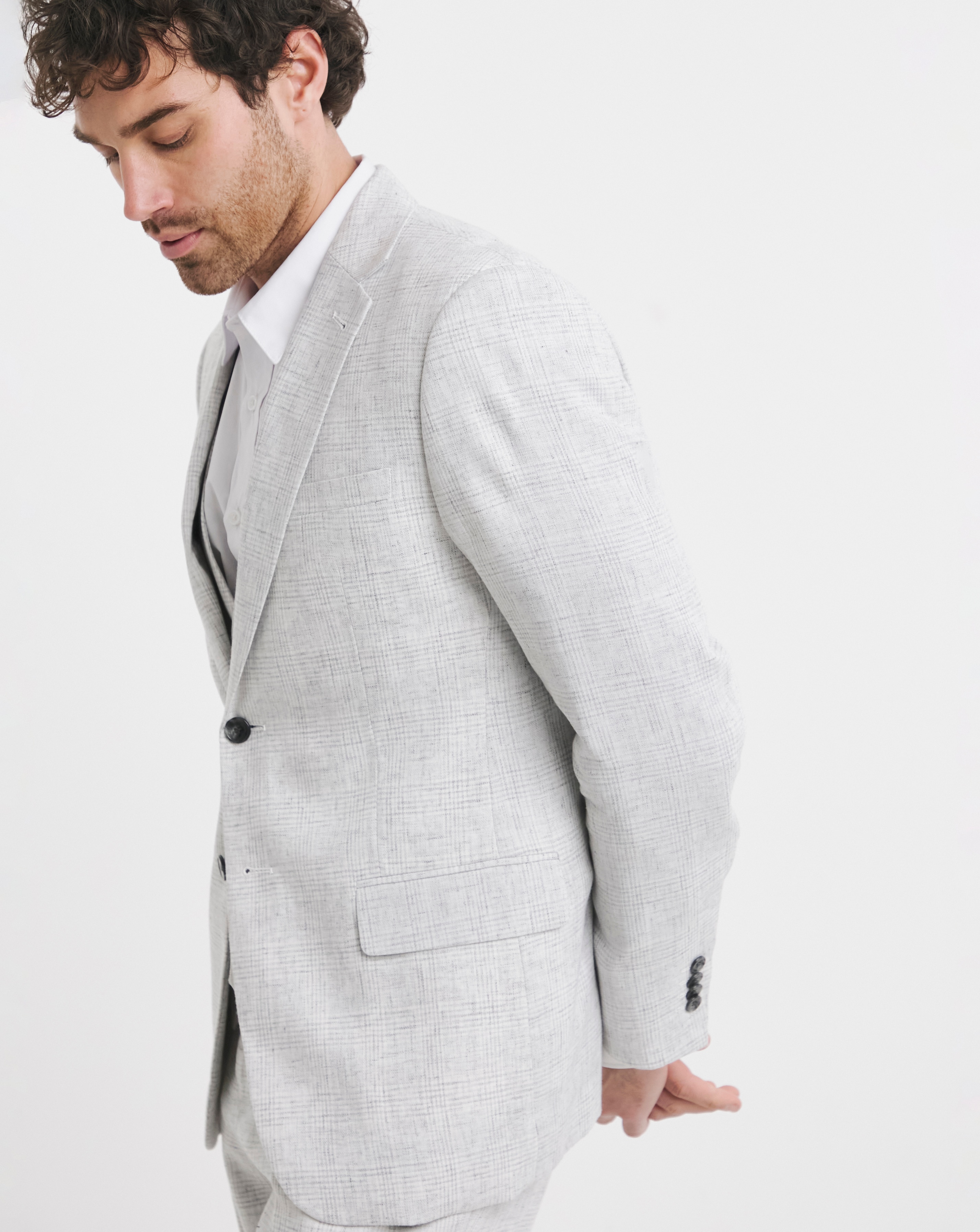 Check Patch Pocket Suit Jacket