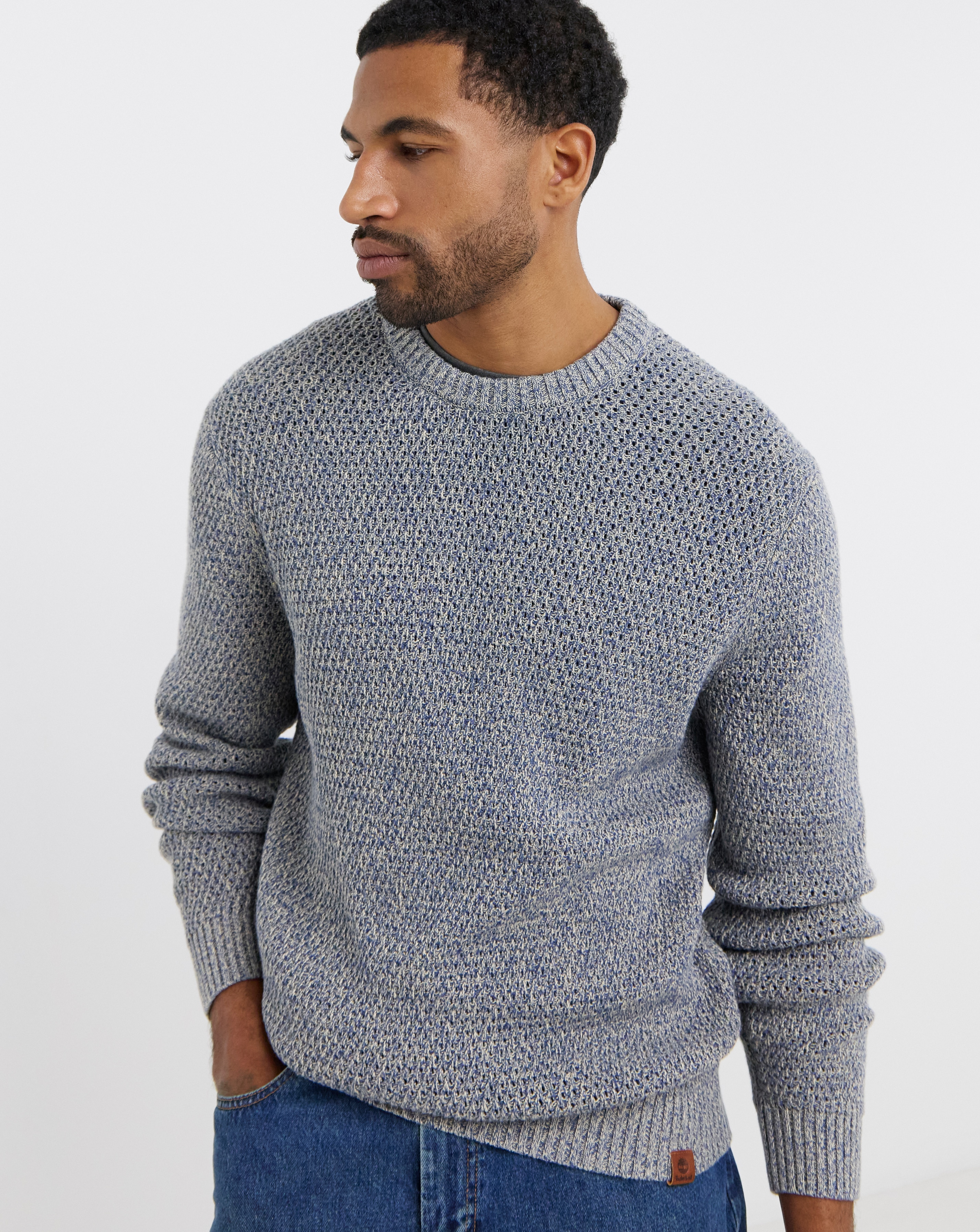 New In - Timberland Cotton Textured Sweater