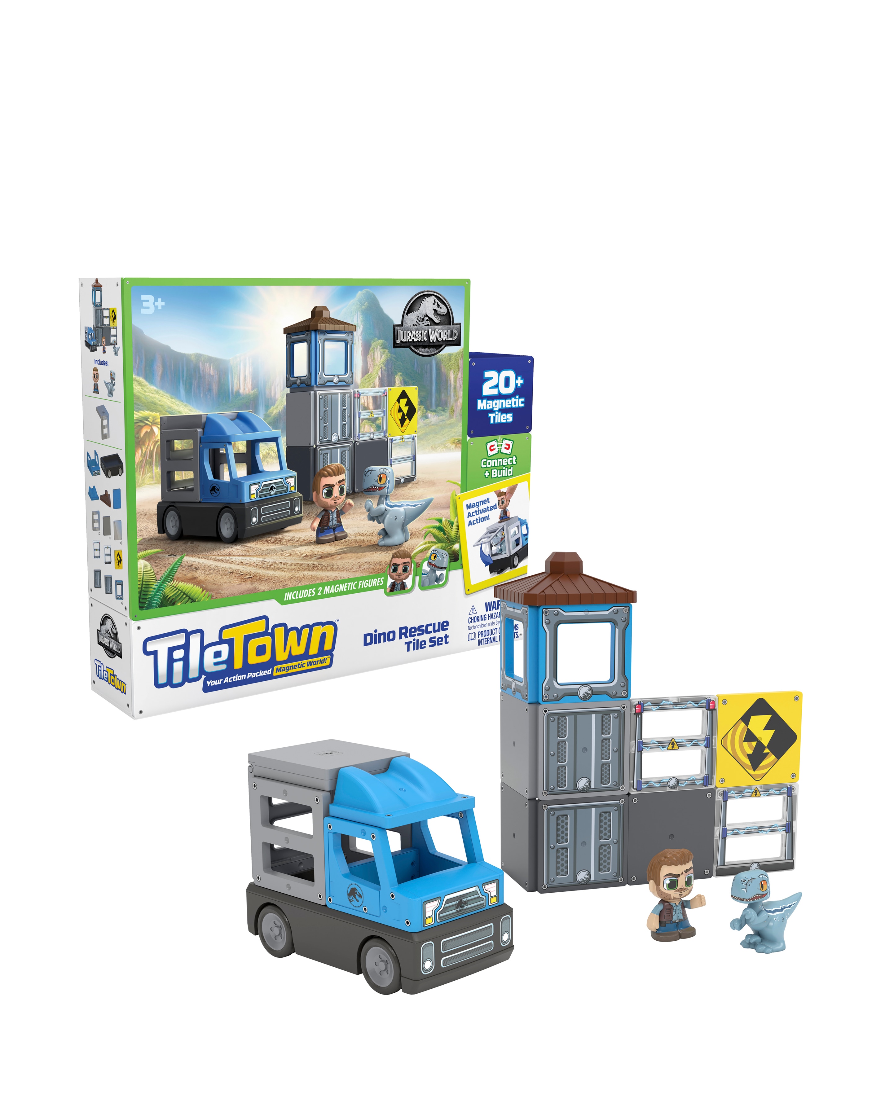 Tile Town Jurassic World Dino Rescue Set