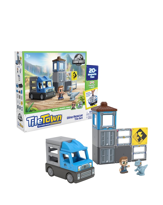 Tile Town Jurassic World Dino Rescue Set