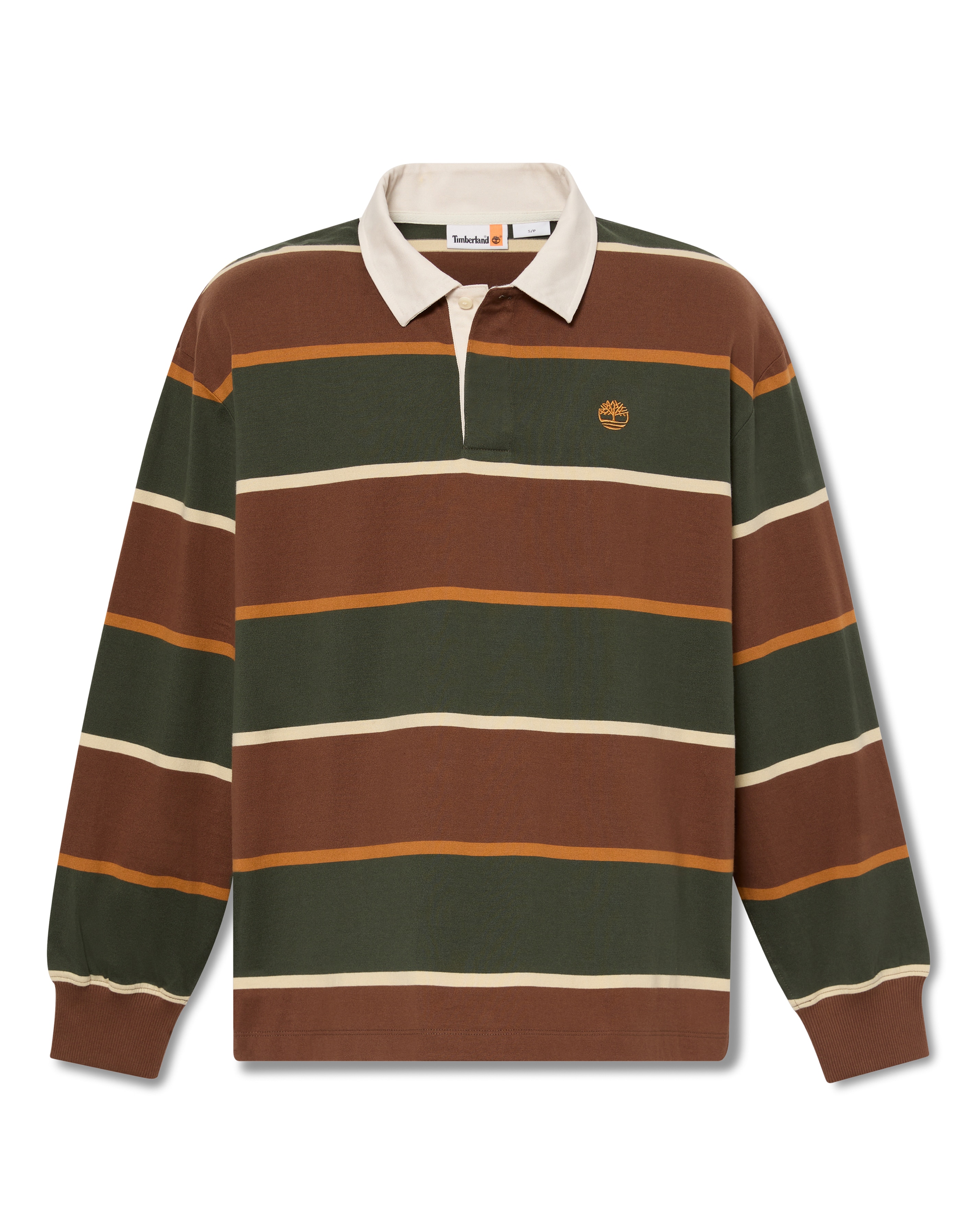 New In - Timberland Long Sleeve Rugby Polo Shirt