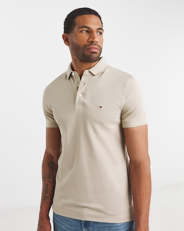 Tommy Hilfiger 1985 Short Sleeve Regular Polo - Beige