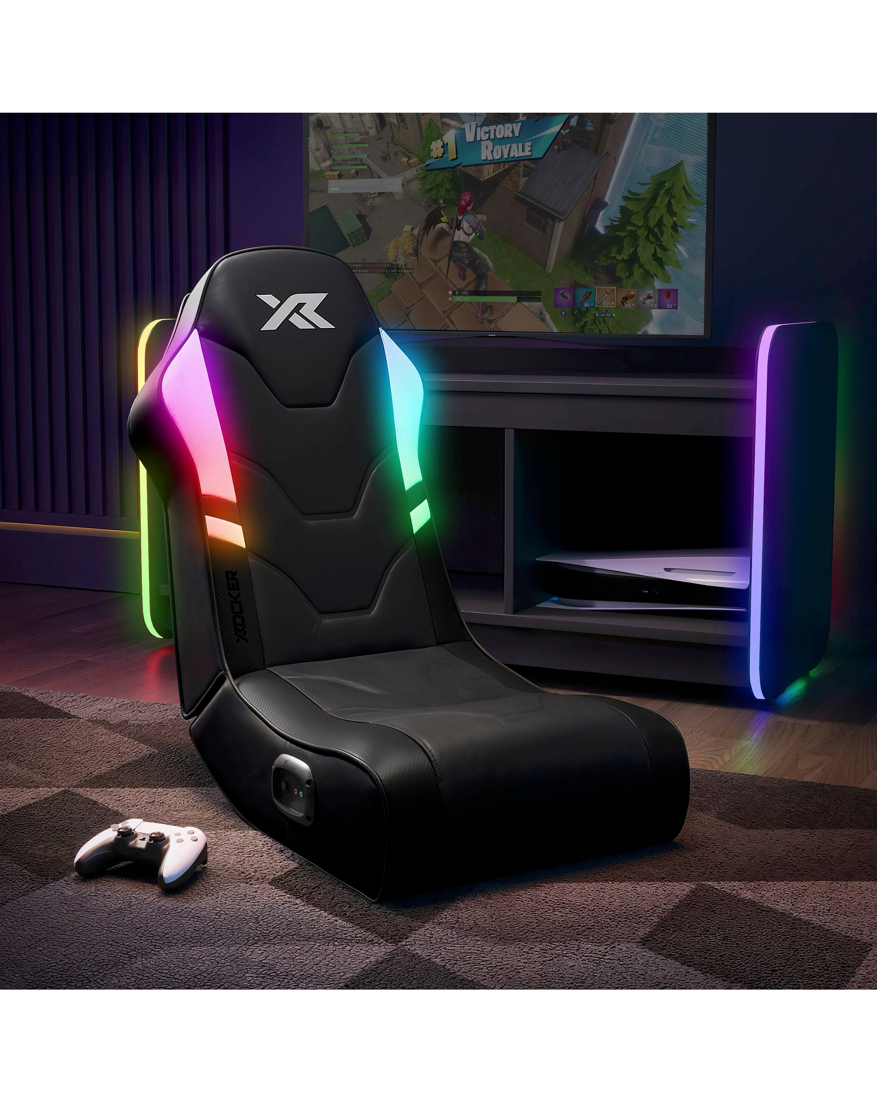 X Rocker Shadow Gaming Floor