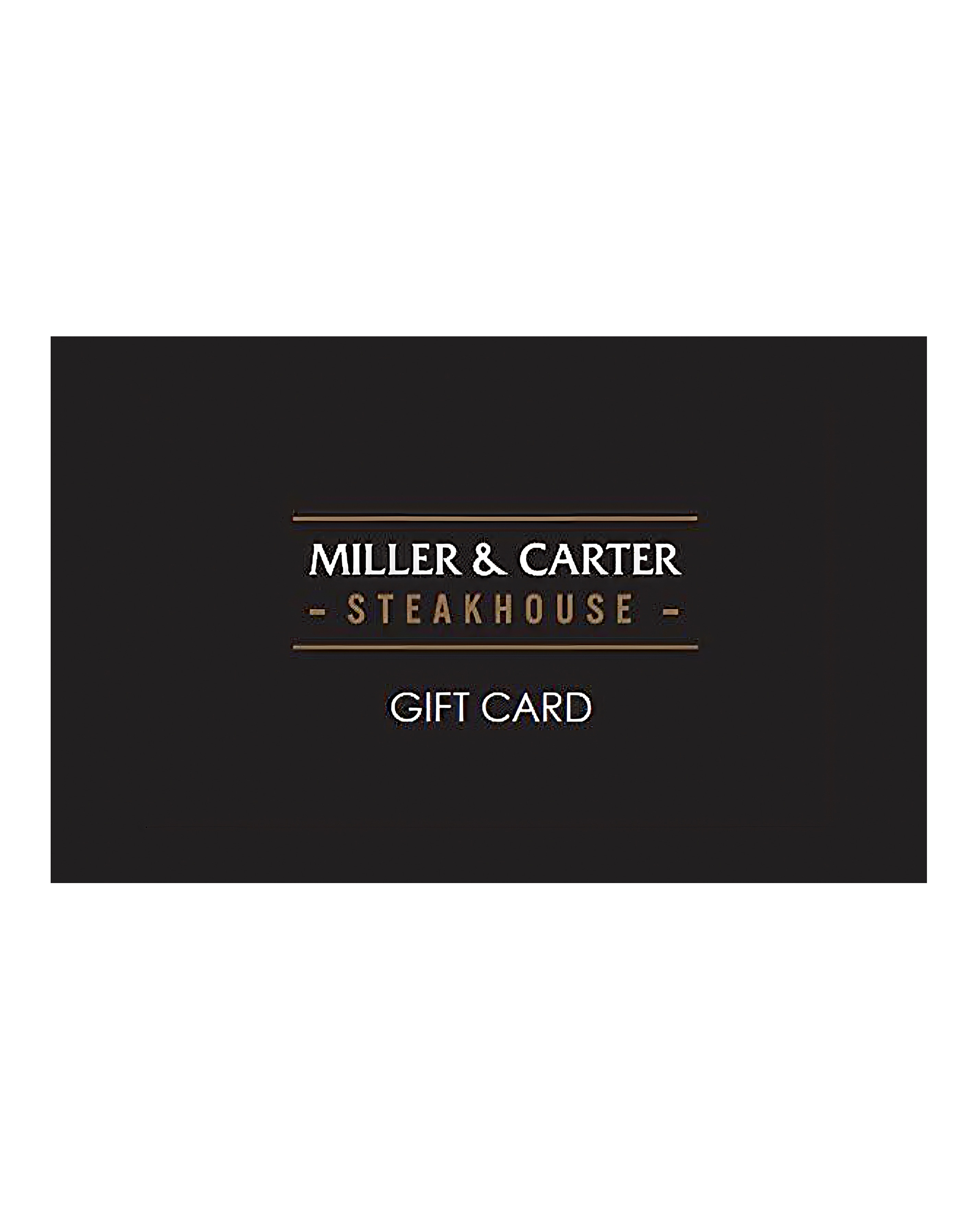 Miller & Carter #10 Gift Card
