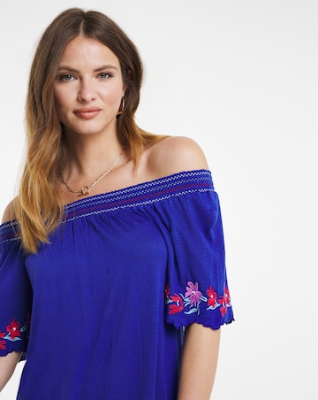 Julipa Gypsy Top with Embroidery
