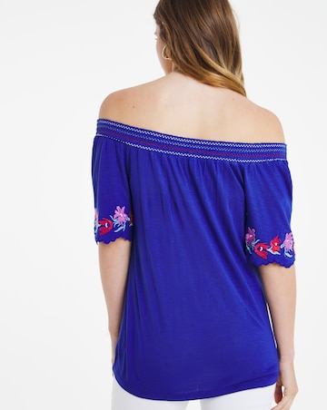 Julipa Gypsy Top with Embroidery