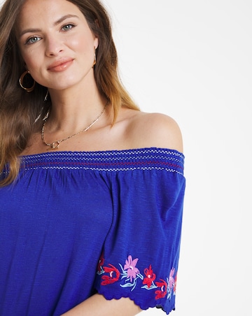 Julipa Gypsy Top with Embroidery
