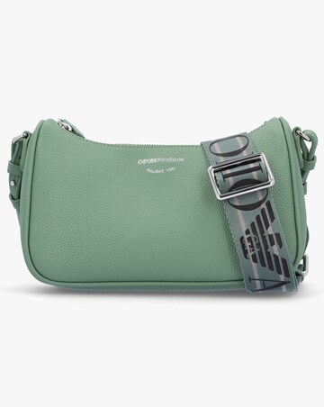 Emporio Armani Lilly Sage Urban Chic Pebbled Baguette Bag