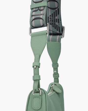 Emporio Armani Lilly Sage Urban Chic Pebbled Baguette Bag