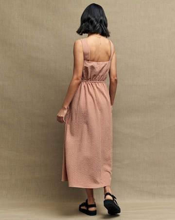 Nobody's Child Zainub Gingham Midi Dress