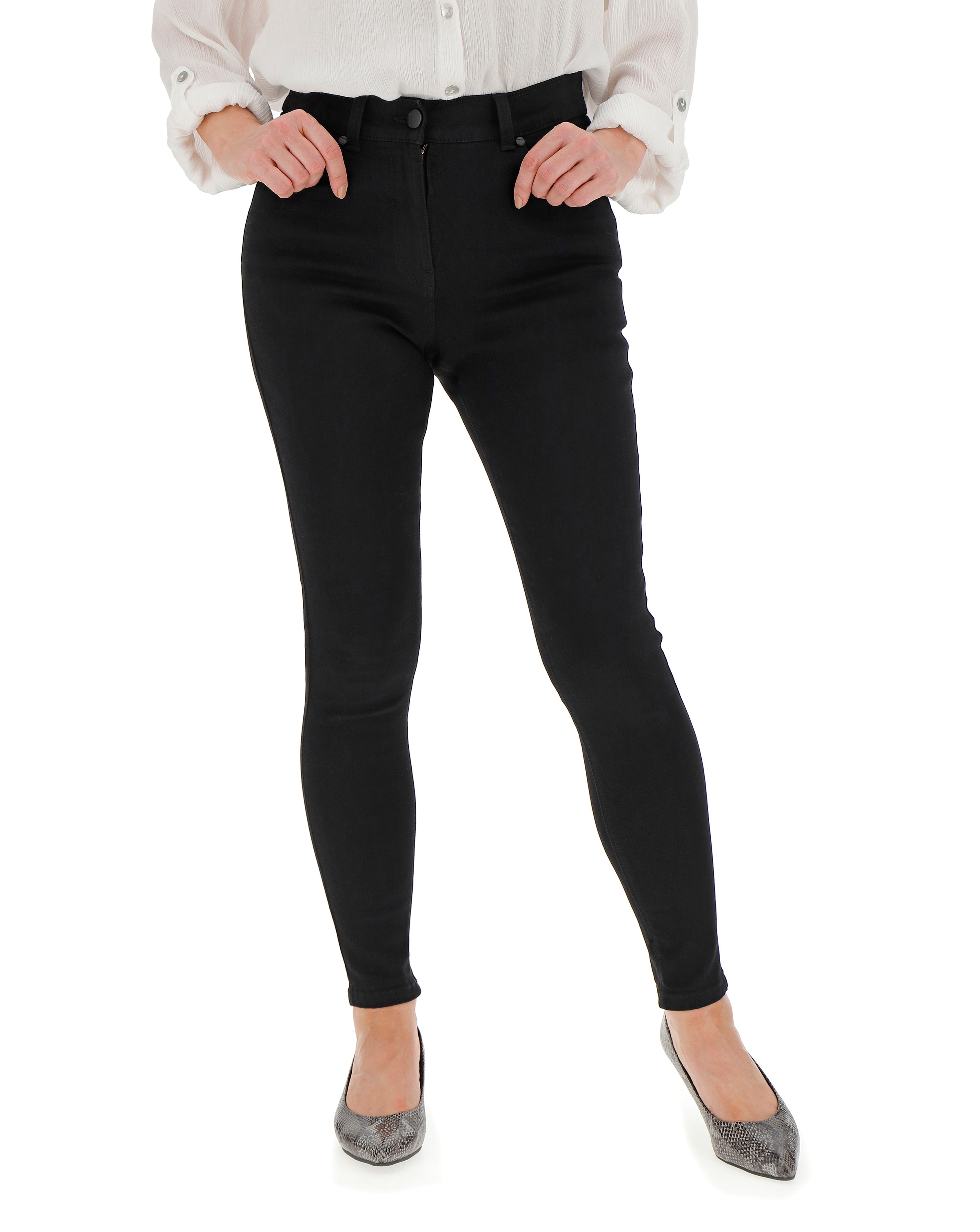 black skinny jeans women