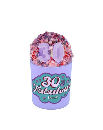 Bomb Cosmetics 30 & Fabulous Bath Bomb & Candle Set