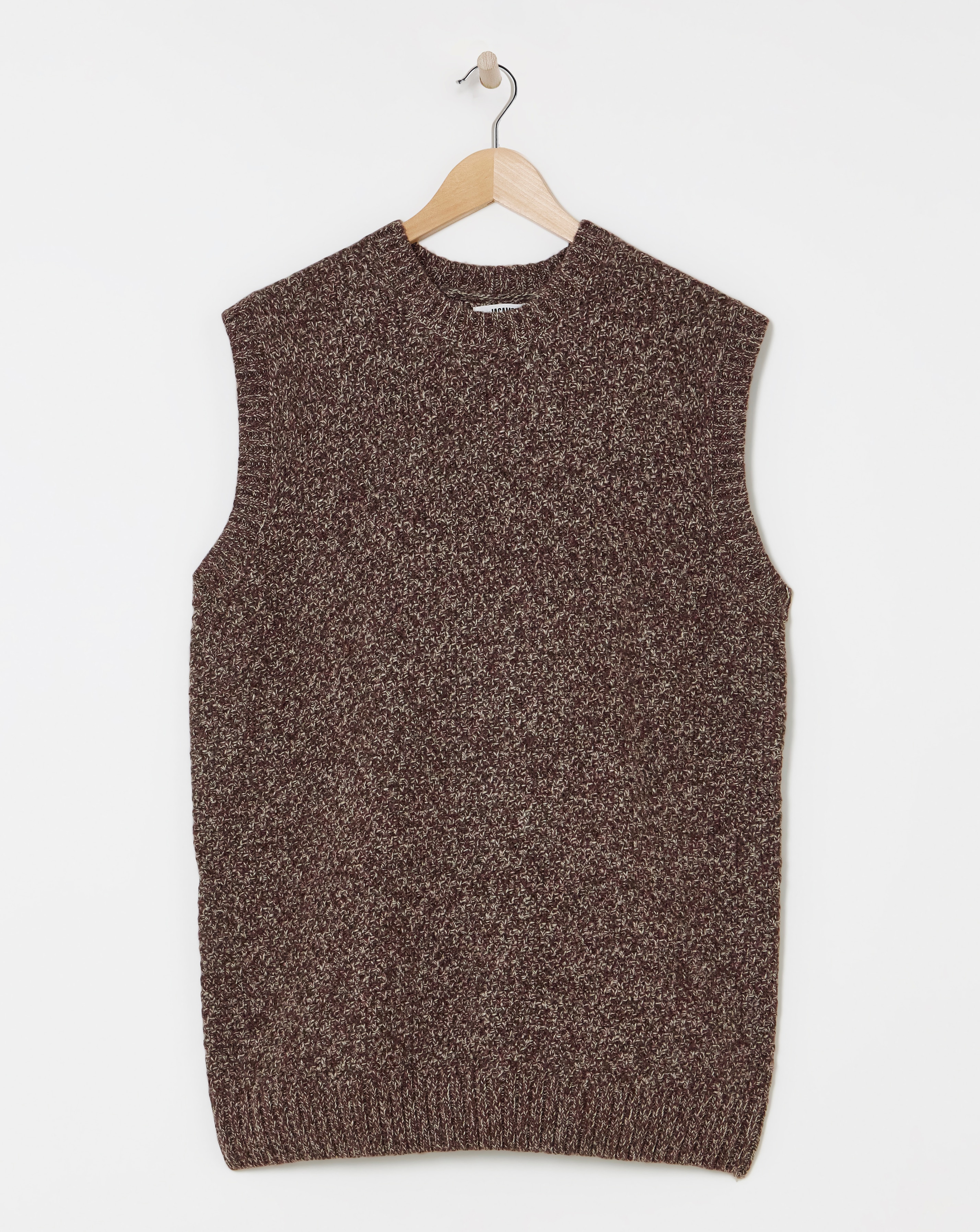 Twisted Yarn Wool Vest