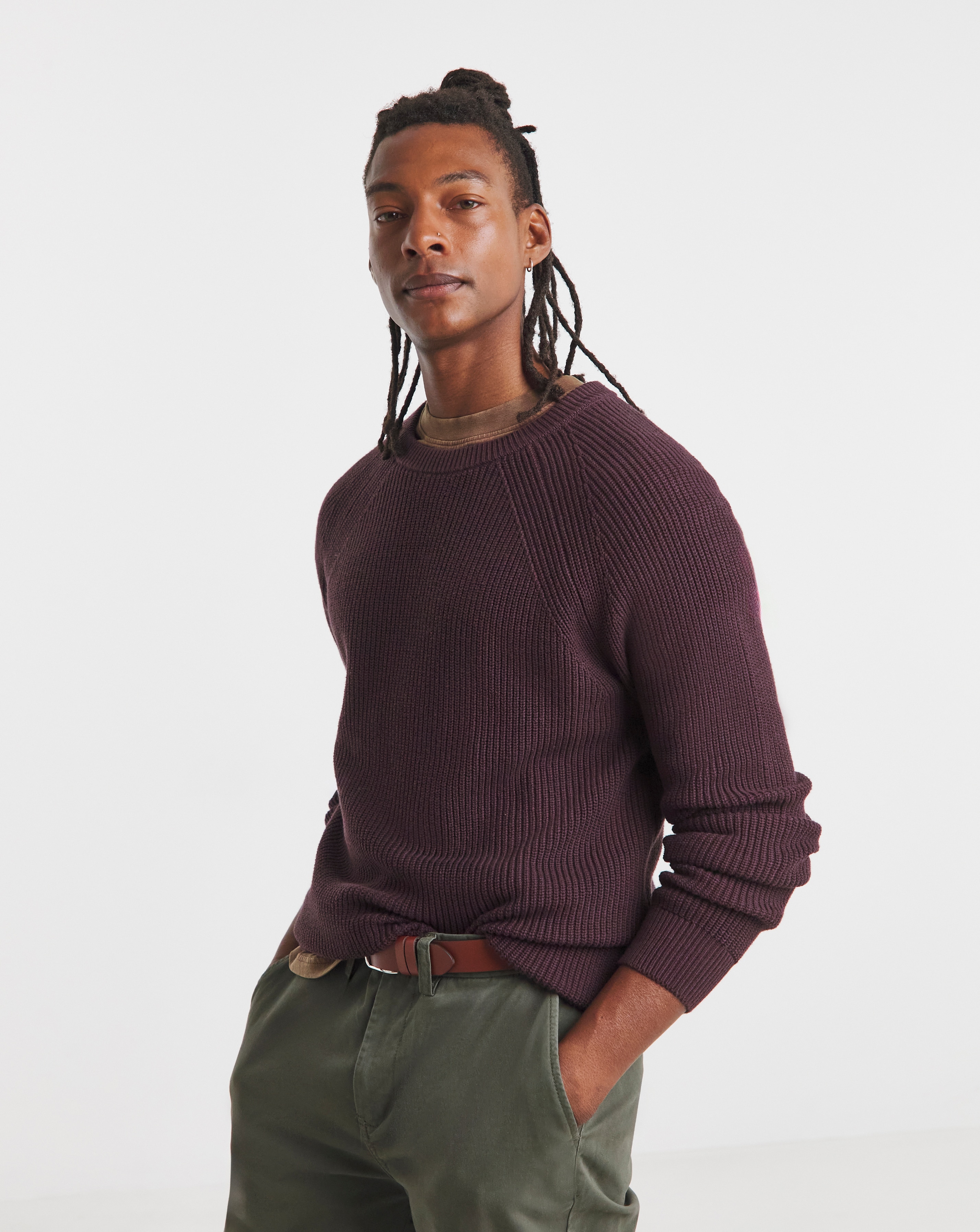 Fisherman Raglan Knitted Jumper