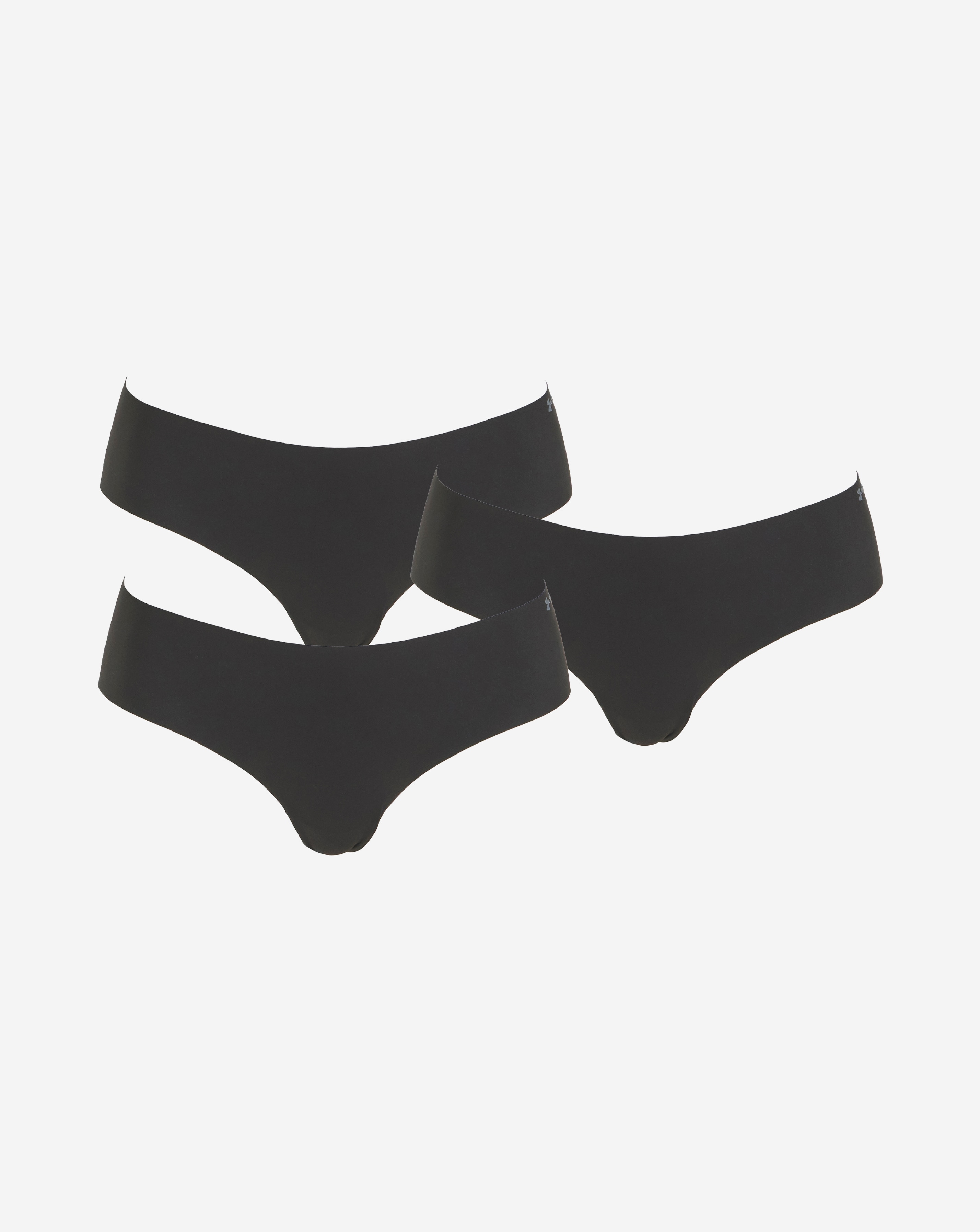 Under Armour 3 Pack No Show Hipster