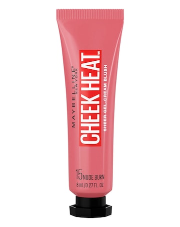 Maybelline Cheek Heat Water Infused Hydrating Gel Sheer Blusher 15 Nude Burn