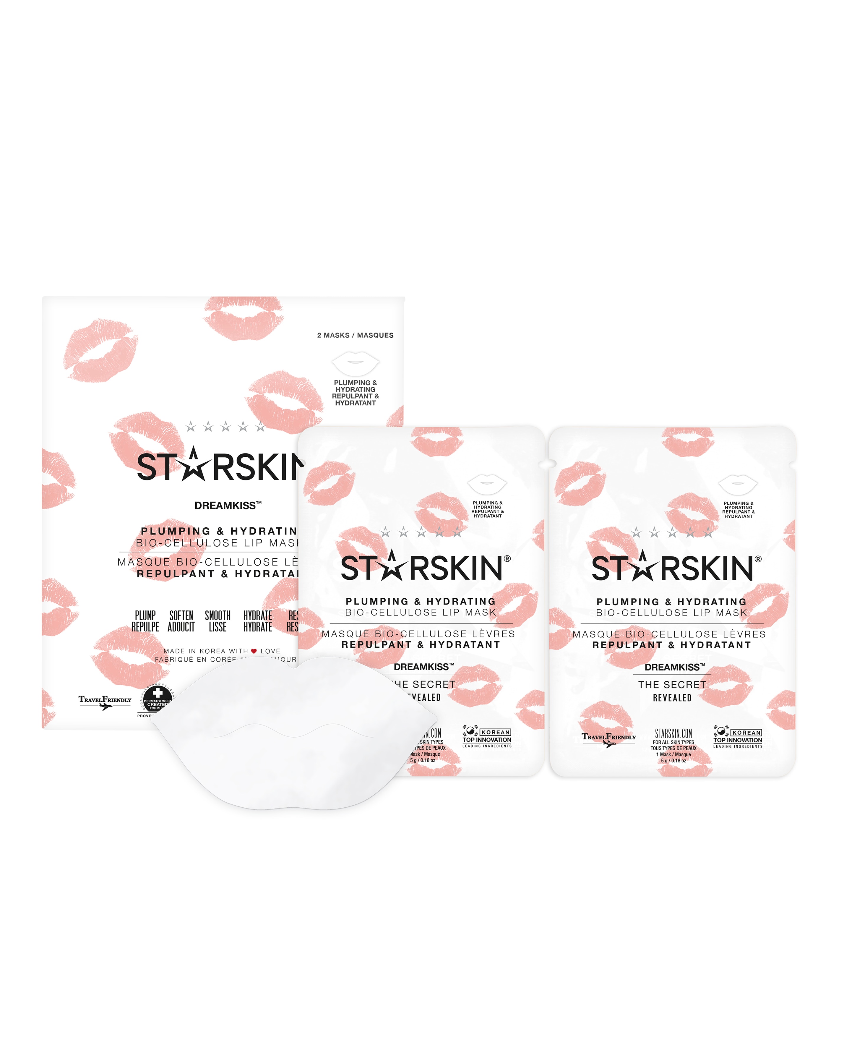 STARSKIN Dreamkiss Lip Masks - 2 Pack