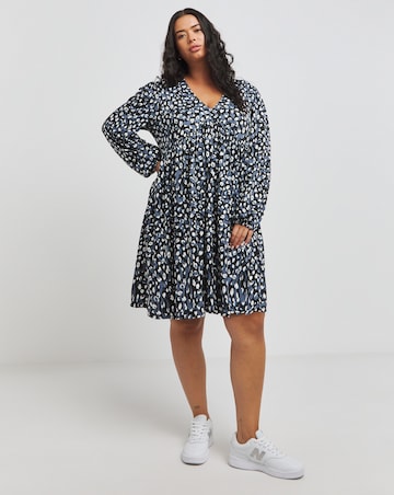 Animal Print Supersoft Smock Dress